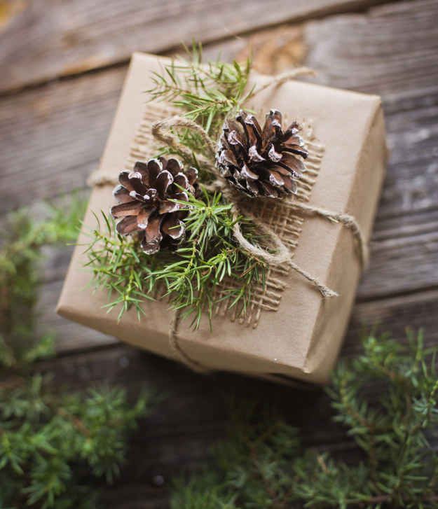 Festliche Verpackung für die Weihnachtszeit