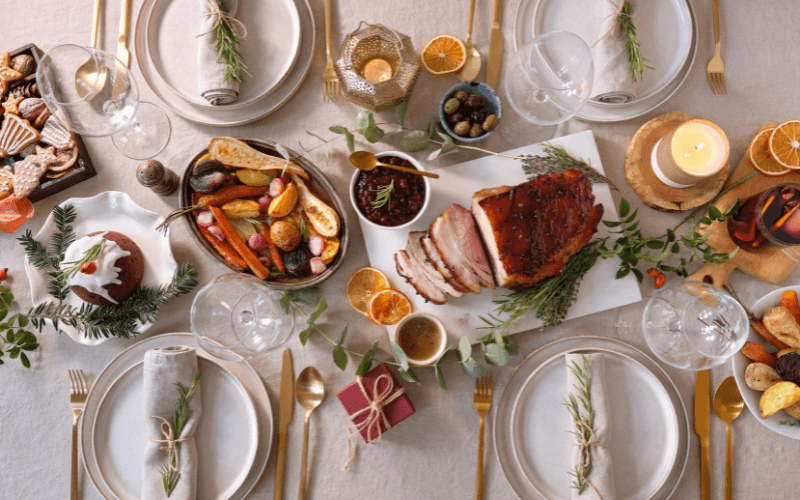 selbst zubereitetes abendessen